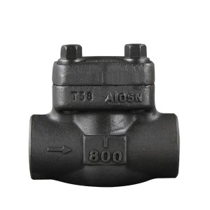 Factory making China High Temperature A105 Forged Steel Flange Swing Check Valve