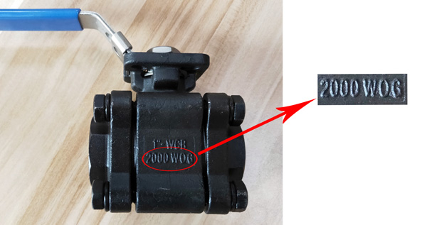 2000 WOG BALL VALVE