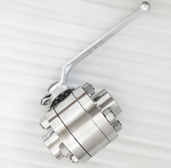 3pcs ball valve in forged stainless steel
