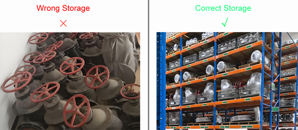 Comparison of Backup Gate Valve Storage Methods
