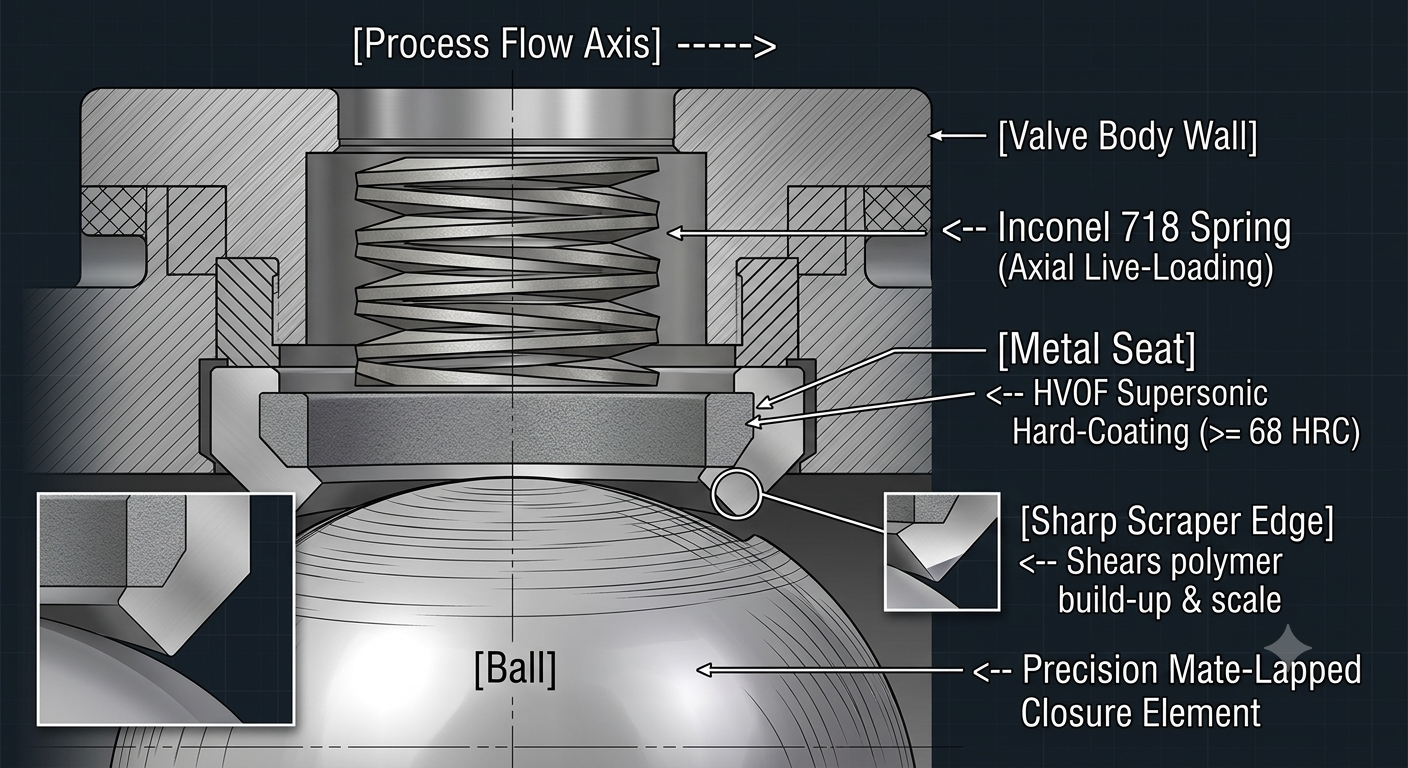 Overcoming Valve Seizure in High-Abrasive Slurry Loops: The Materials Engineering Behind Zero-Leakage Metal-Seated Ball Valves