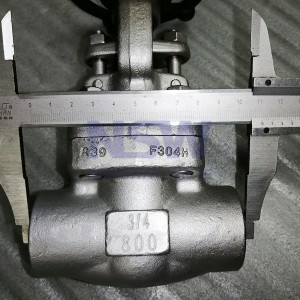 100% Original Factory China A105 Y Type Forged Steel Globe Valve Manufacturer