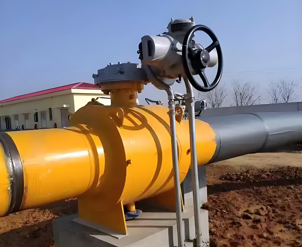 How does a motorized ball valve work