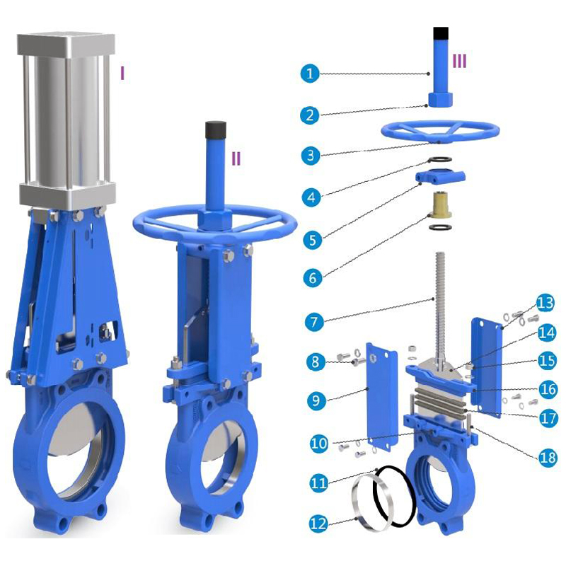 Knife Gate Valve Structure Knife Gate Valve Structure 1