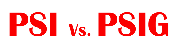 PSI VS PSIG