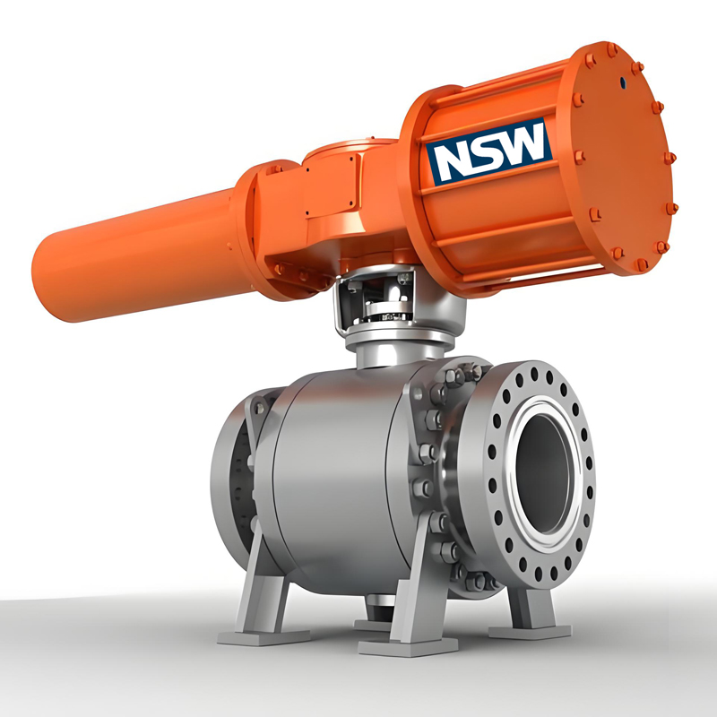 Big discounting Ball Valve And Globe Valve - Pneumatic actuated ball valve – Newsway