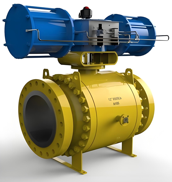 OEM/ODM Manufacturer Sanitary Stainless Steel Ball Valves - Pneumatic actuated ball valve – Newsway detail pictures