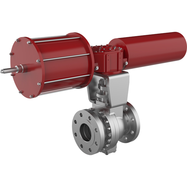 OEM/ODM Manufacturer Sanitary Stainless Steel Ball Valves - Pneumatic actuated ball valve – Newsway detail pictures