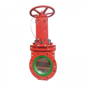 China OEM China Wear Resistant Polyurethane Lining Industrial Knife Gate Valve