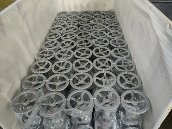 What are the precautions for gate valve storage & placement