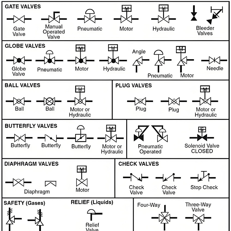 What is a Ball Valve Symbol (P&ID & Engineering Standards)